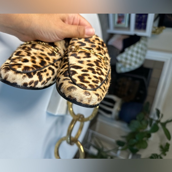 Sam Edelman Linnie calf hair leopard print mule size 7.5 - Picture 2 of 8
